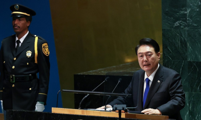 President Yoon delivers keynote address to the 78th session of the UN General Assembly