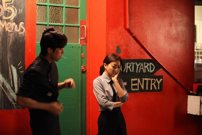 The opening scene of the 28th Busan International Film Festival's opening film "Because I Hate Korea." Photo provided by the Busan International Film Festival
