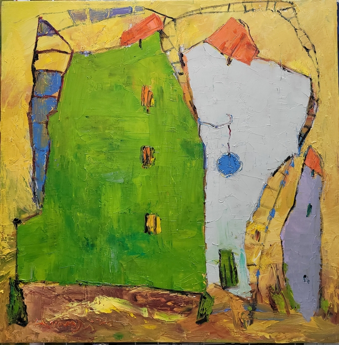 61×61cm / Oil on Canvas / 있었는지도 모를 아름다운 시절.