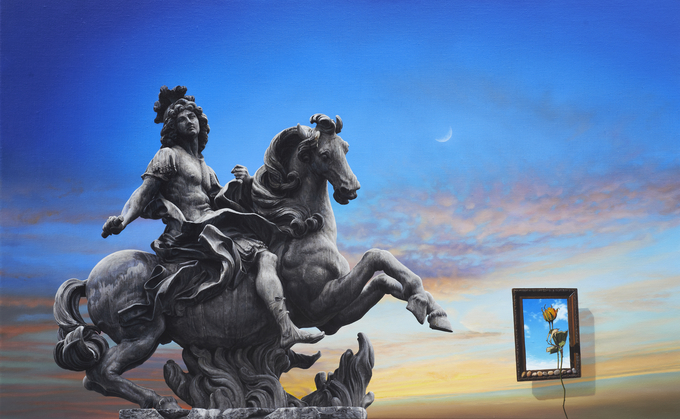 Dream the Eternity (영원을 꿈꾸다), 73.2×116.8㎝, oil on canvas, 2012