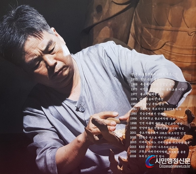 Woodcarver Huh Gil-ryang