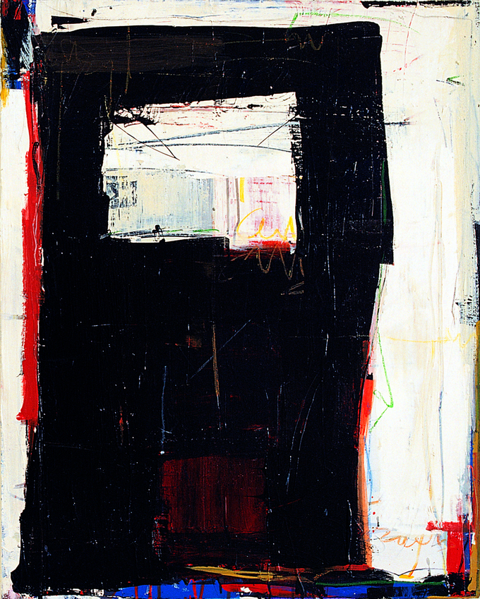 91x117 cm. Mixed media on Canvas. 2002.