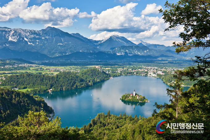 A beautiful scenery in Slovenia