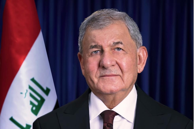 President Abdul Latif Rashid of Iraq