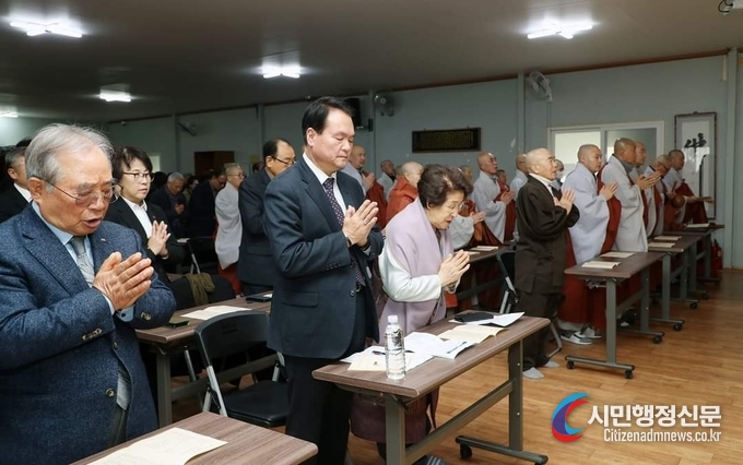  김희현 제주정무부지사, 대한불교조계종 제23교구 신년하례법회 참석했다.