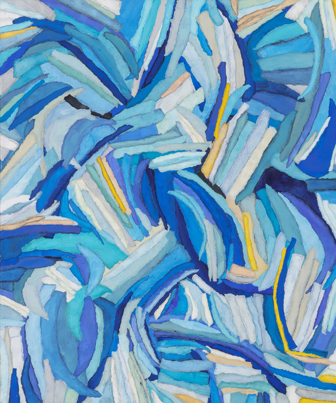 절실한 만남- Ⅵ 72.7x60.6cm Mixed media on canvas 2020