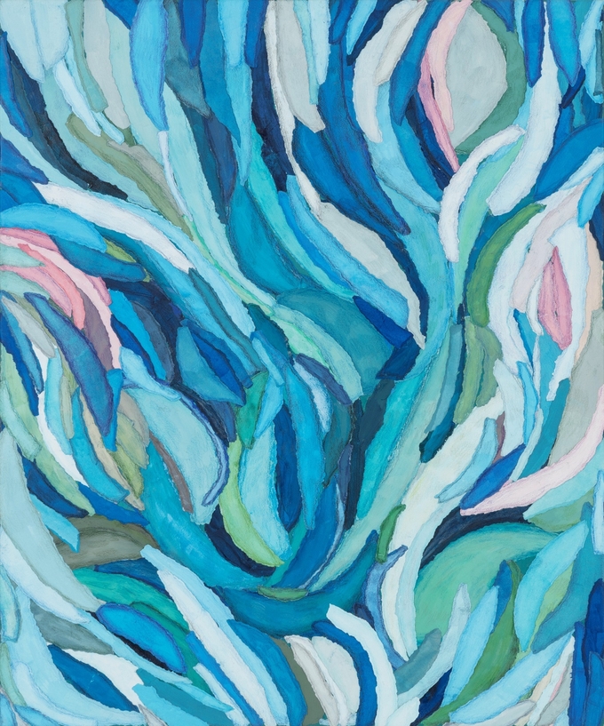 절실한 만남- IV 72.7x60.6cm Mixed media on canvas 2019