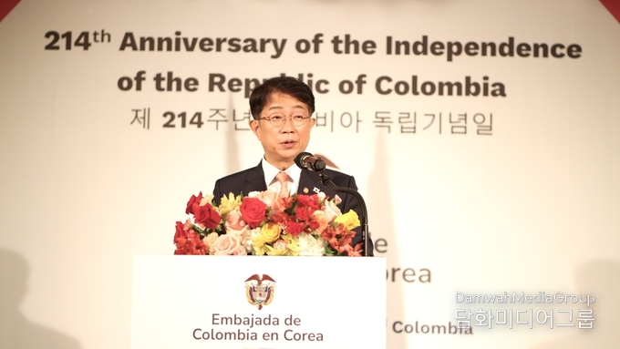 박상우 국토교통부장관이 참석해 축사를 하고 있다.