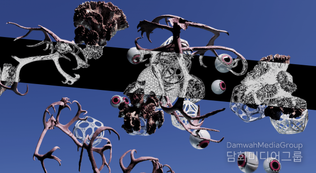 강이연(Yiyun Kang), ‘중첩(Superposition)’, 2025, 인터랙티브 미디어 아트(Interactive media art)<br>
