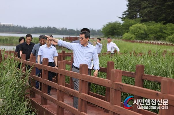 김홍규 강릉시장, 특별자치도 성공 이끌 제2청사 현장 점검
