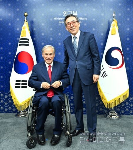 조태열 장관, 美 텍사스 주지사 접견