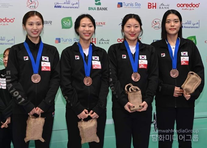 인천 중구 펜싱팀 모별이, 2024 펜싱 월드컵 플러레 단체전 ‘동메달’
