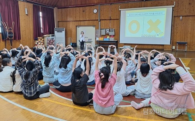 부산 동구보건소, 초등학생 대상 맞춤형 건강증진 교육 실시