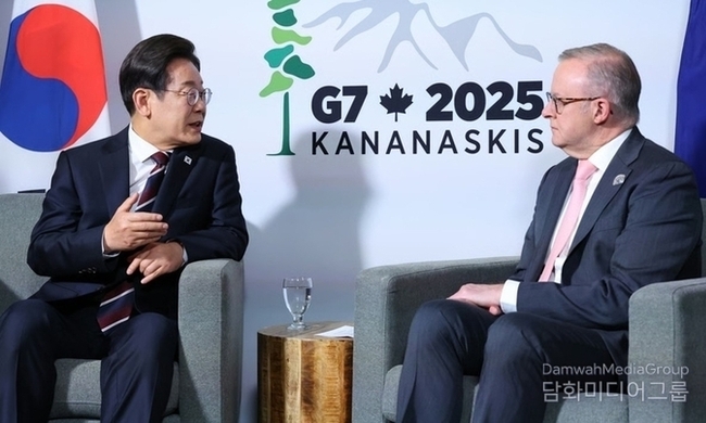 이재명 대통령, G7 정상회의 계기 남아공·호주 정상과 양자회담