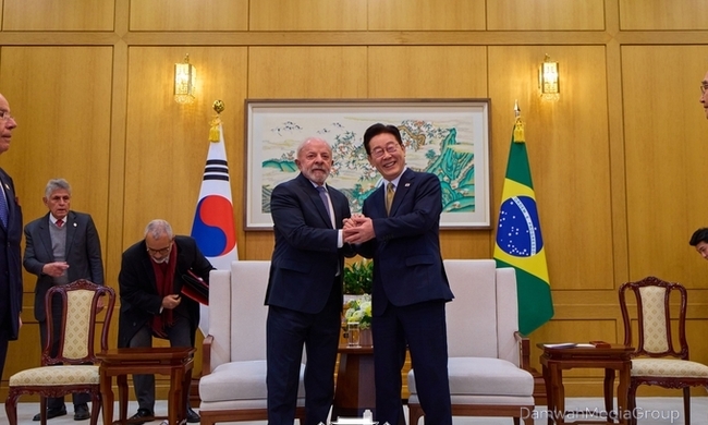 李대통령, ‘소년공’ 동지 룰라 대통령에 최고 수준 예우