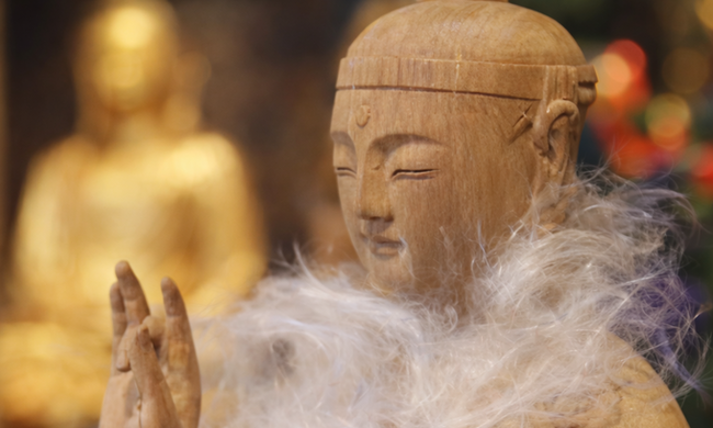 지장보살에, 피어난 “법화法花, 우담바라” 친견하세요