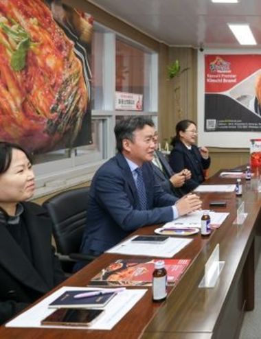 관세청, 국산 김치 우수 제조업체와 간담회 개최