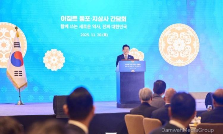 이재명 대통령, 19년 만의 카이로 동포간담회…"동포사회 역할 커질 것"