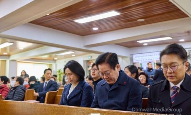 이재명 대통령 부부 교회 예배 참석