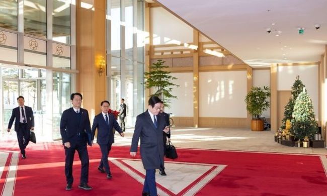 이재명 대통령, 용산 대통령실 마지막 출근