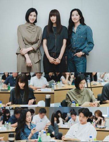 ‘아너 : 그녀들의 법정’ 여성 변호사 3인방 이나영-정은채-이청아 열연이 만들어낸 미스터리 추적극, 압도적 대본 연습 현장 베일 벗었다!