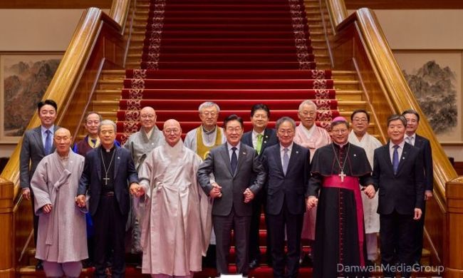 이재명 대통령, 종교지도자 초청 오찬 간담회