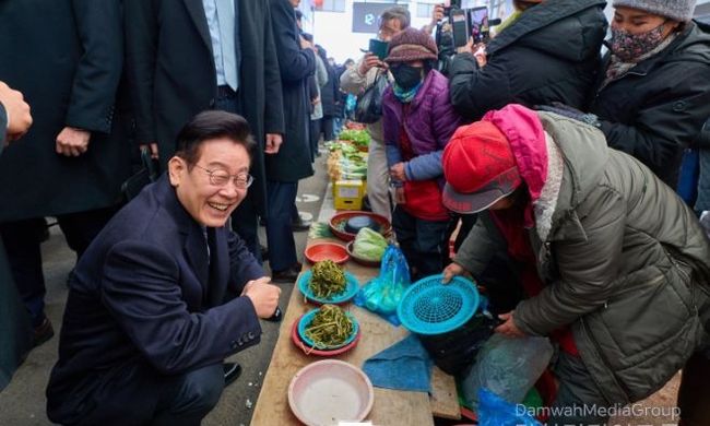 이재명 대통령, 남창옹기종기시장 방문