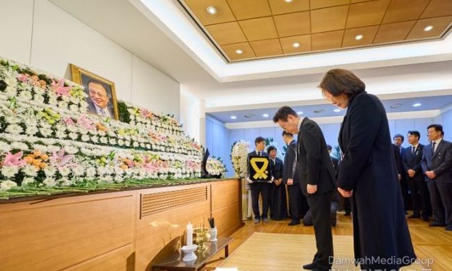 이재명 대통령과 김혜경 여사, 이해찬 전 총리 조문