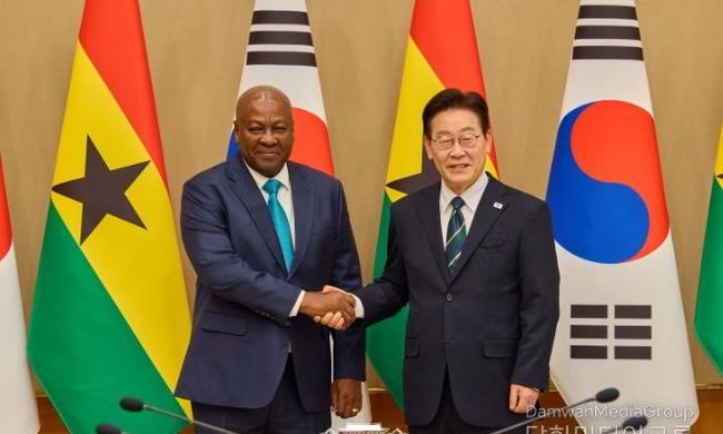 한-가나, '해양안보협력 양해각서' 체결…"해양 치안 협력 체계 발전"