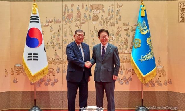 이재명 대통령, 이시바 시게루 전 일본 총리 오찬