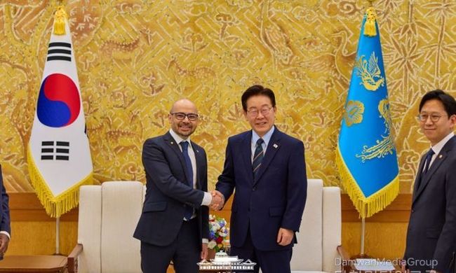 이재명 대통령, 구글 딥마인드 대표 '데미스 하사비스' 접견