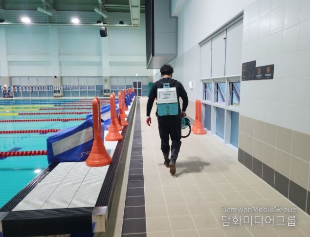 광양시 성황스포츠센터, 전국장애학생체전 대비 방역 완료