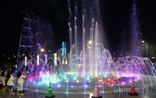 사천시, 삼천포대교공원 음악분수 7월 본격 가동