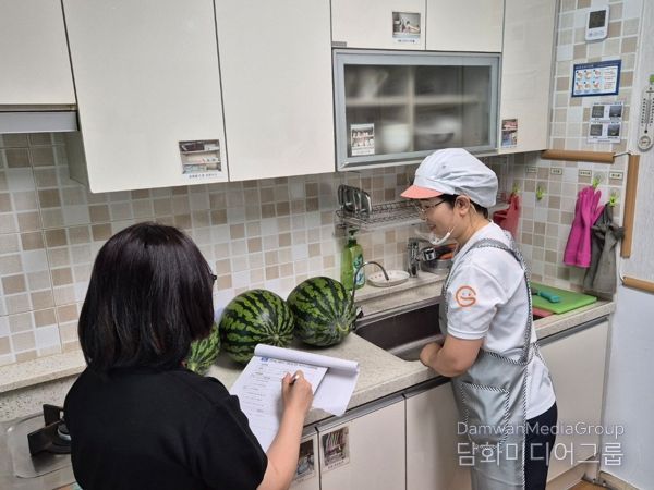 통영시, 어린이집 과일간식 지원사업 현장점검