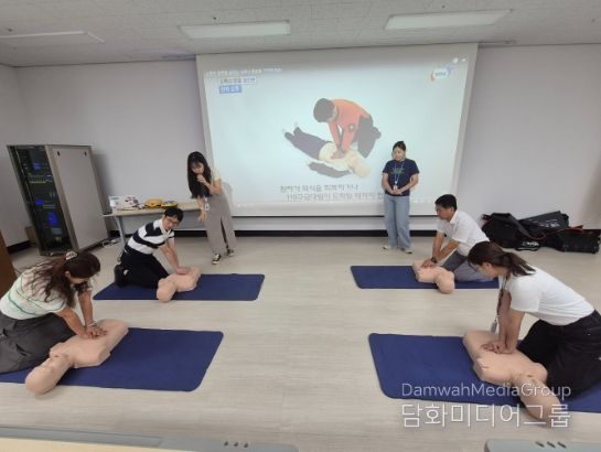 아산시먹거리재단, 응급처치 및 심폐소생술 교육