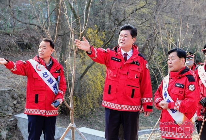 승학산 산불 취약지역 집중 점검