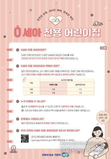 0세아 전용 어린이집 웹포스터