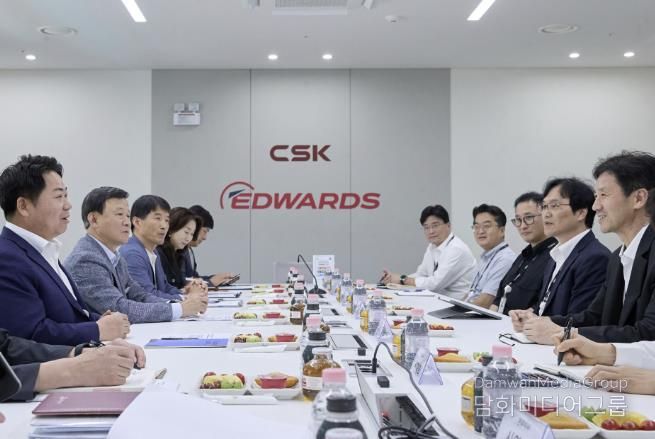 (오세현 아산시장) 에드워드코리아 아산공장 방문