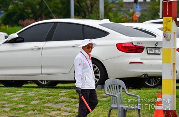 자원봉사자, 대회 운영 구슬땀