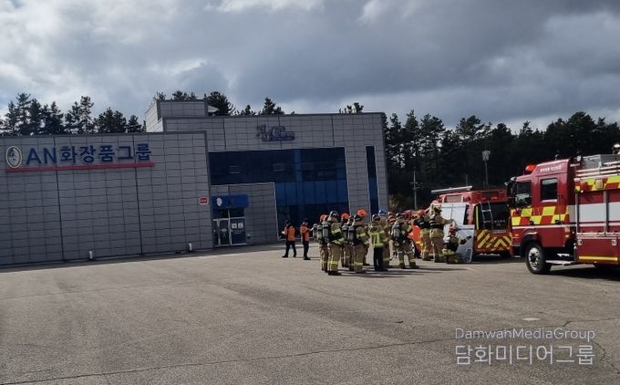 충북형 화재진압 전술 훈련