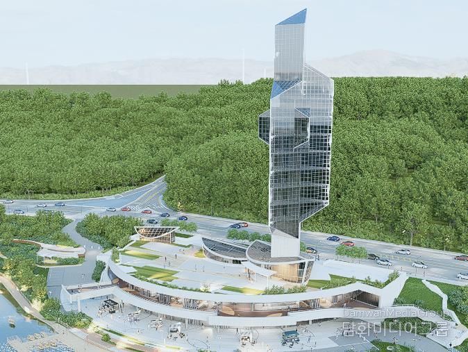 명암광망탑 리모델링 조감도