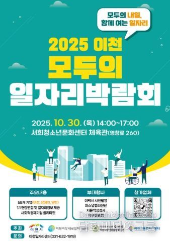 이천시, ‘2025 이천 모두의 일자리박람회’ 개최