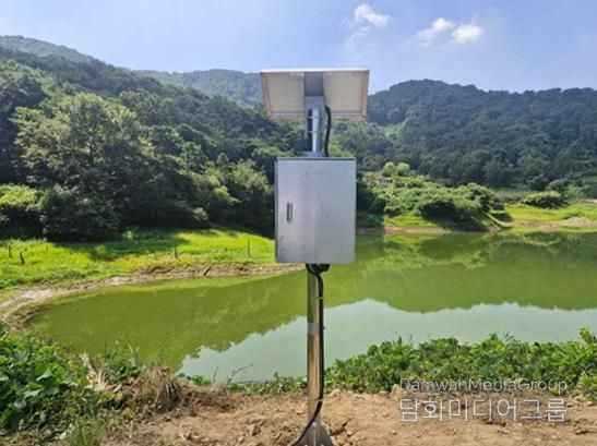 수위계측기 설치 사진