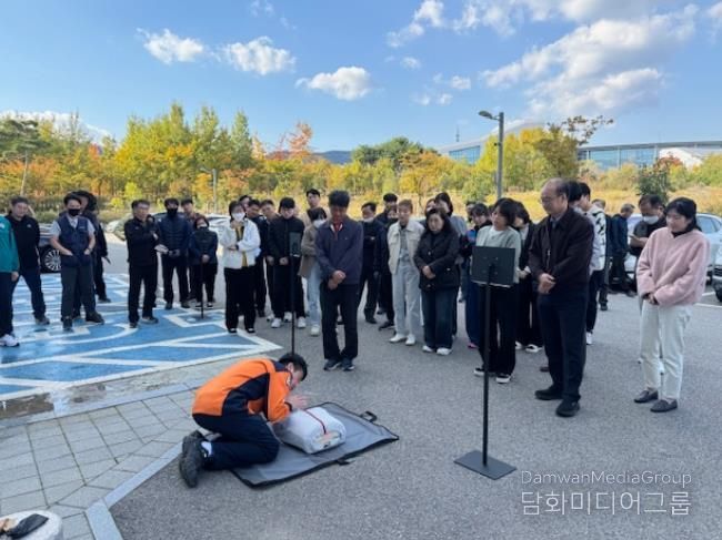 홍성소방서, 정부충남지방합동청사 심폐소생술 교육 실시