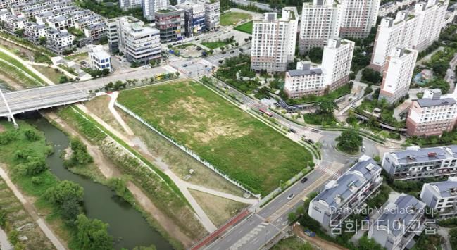 화성특례시 오산동 1010 일원 화성시립미술관 부지 항공사진