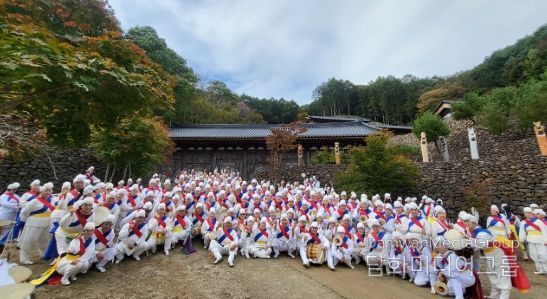 거창군풍물패연합, 마고성‧삼성궁 2025년 천제 터밟기굿 참가
