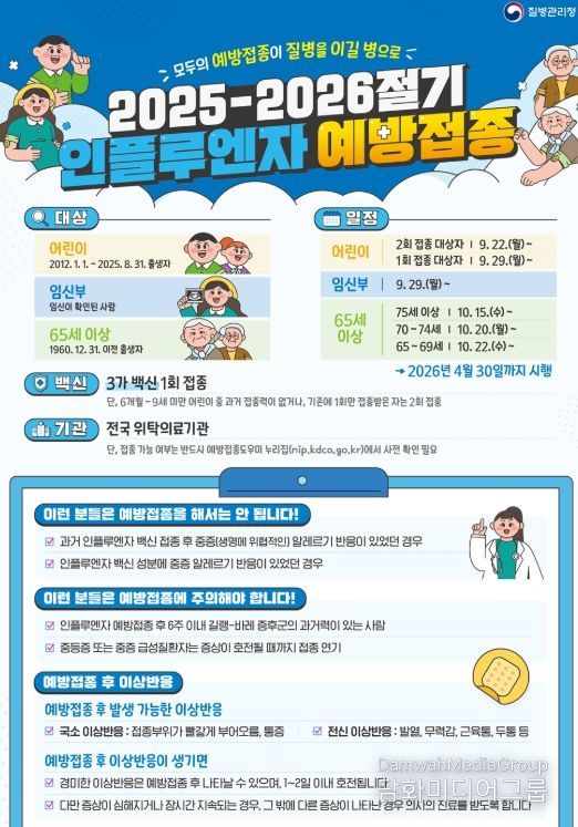 강릉시 “독감 예방접종 서둘러야”