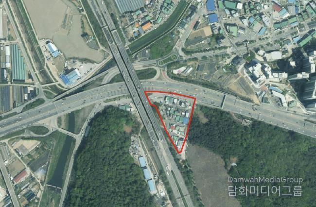 상록구 '건건3지구' 위치도