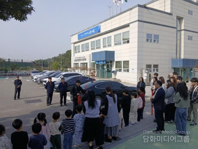 시흥시 신현동, 관내 어린이집과 합동 소방 훈련