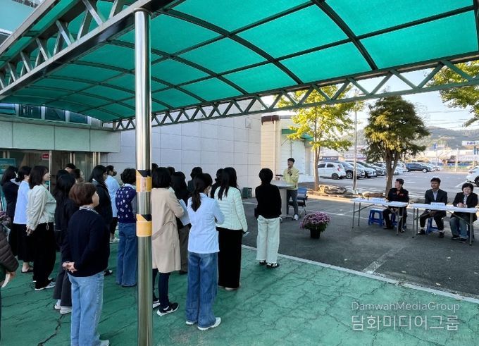 강진군 보건소, 강진소방서와 합동훈련